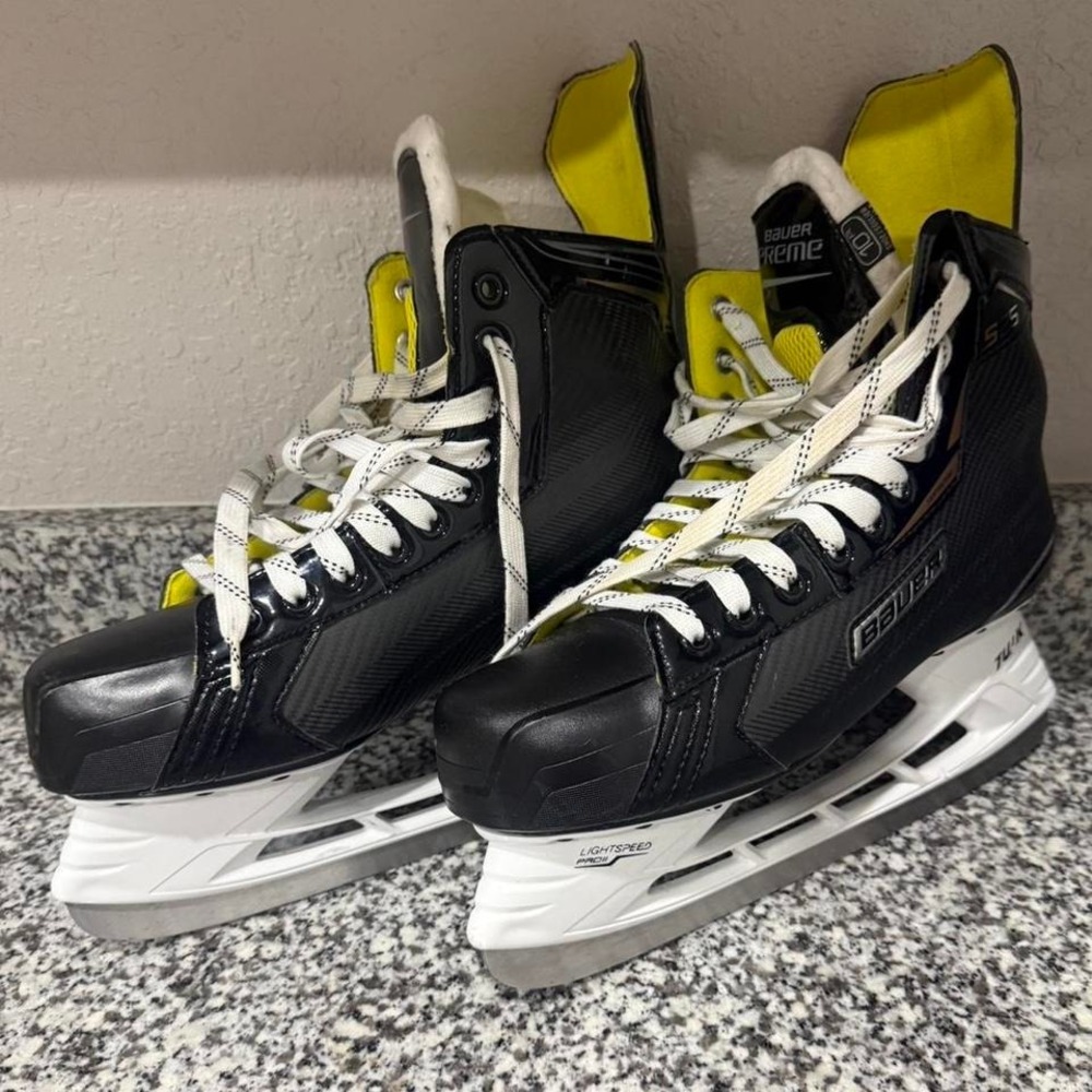 Bauer Supreme S25 Ice Hockey Skates Size 10R US Men's 11.5 3-D Trueform PU